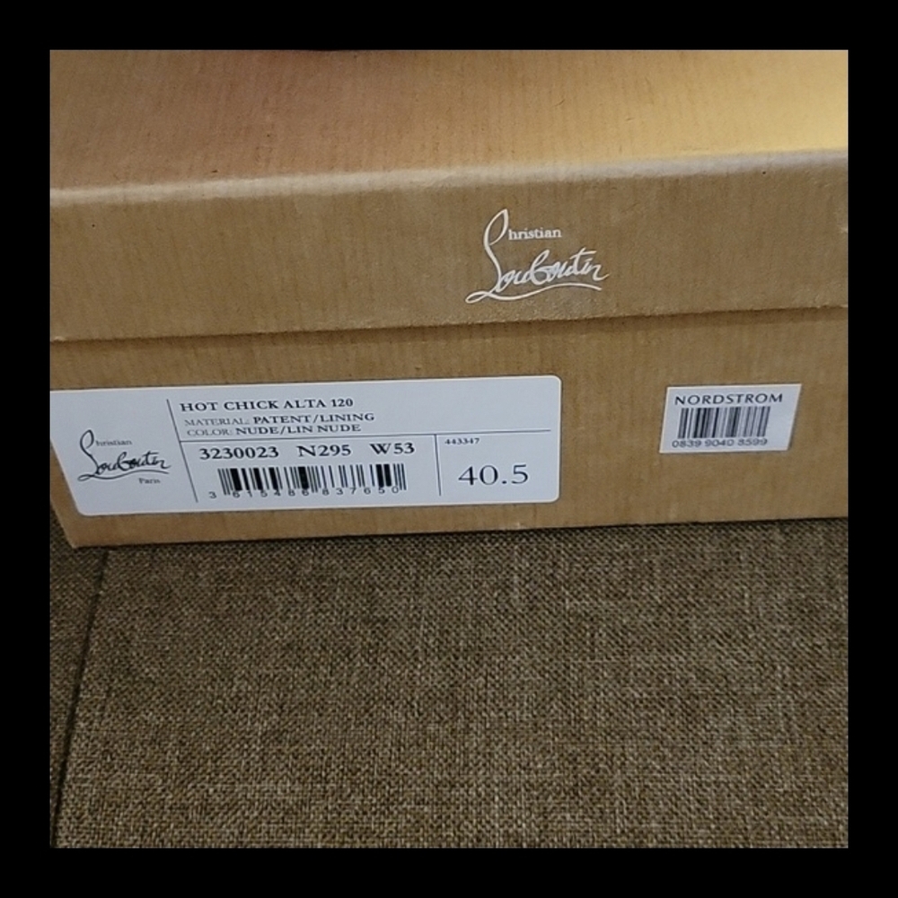 AUTHENTIC Christian Louboutin Hot Chick Alta 40.5w - Picture 9 of 10